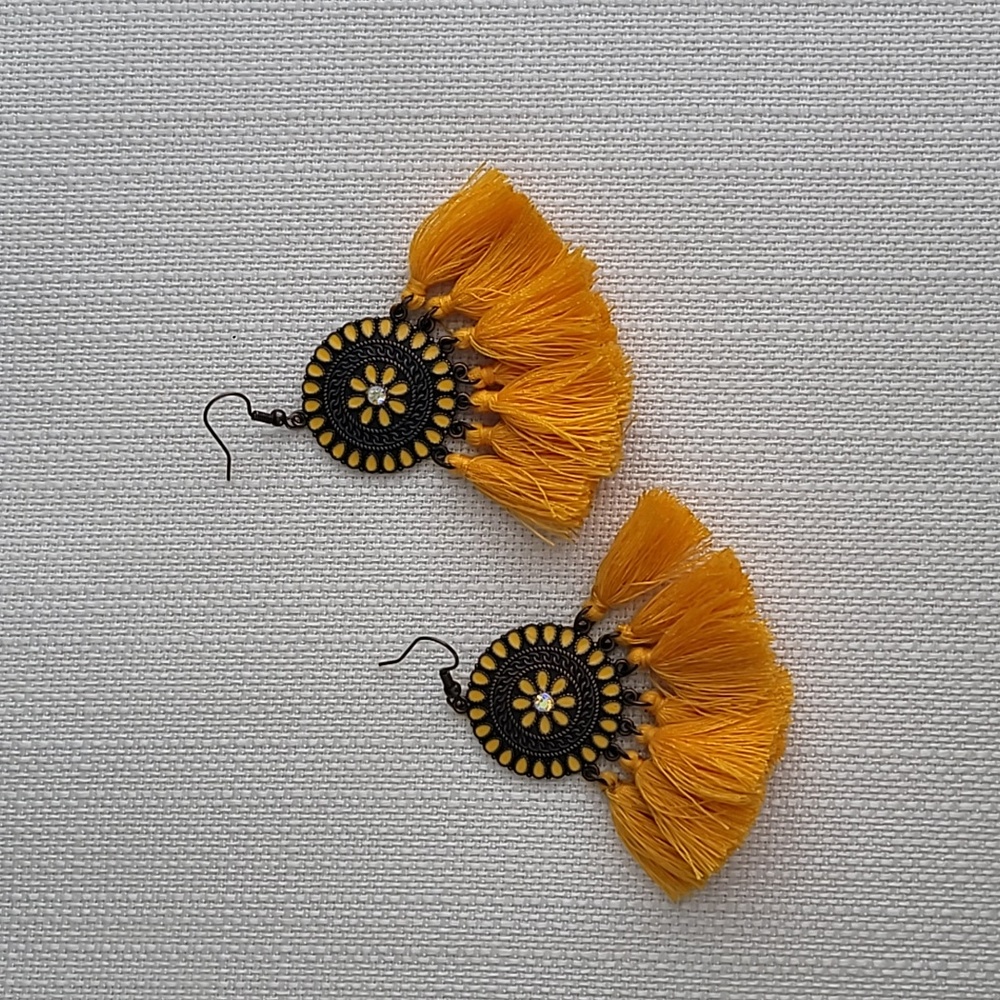 Gold & Bronze Earrings